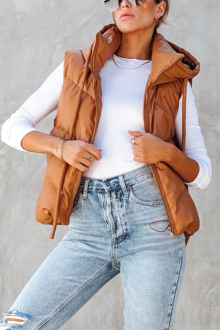 Hooded Jacket Vest