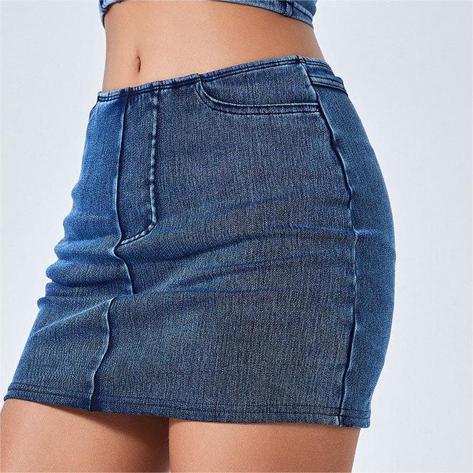 Casual Summer Denim Mini Skirt