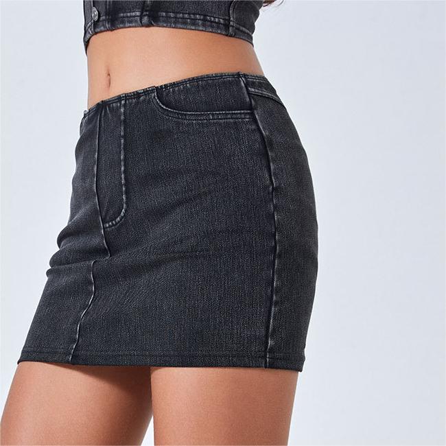 Casual Summer Denim Mini Skirt