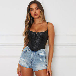 Spaghetti Strap Corset Top