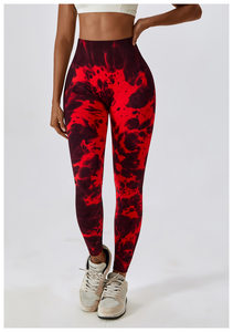 High Waist Tie Dye Yoga Pants