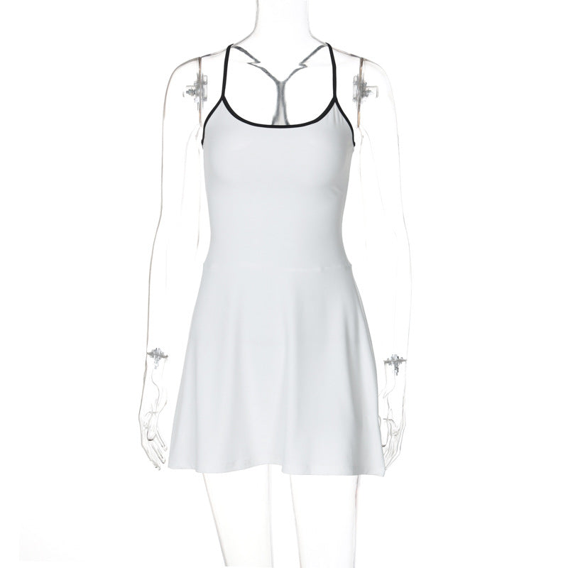 Casual Spaghetti Strap Sporty Dress