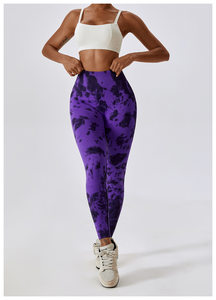 High Waist Tie Dye Yoga Pants