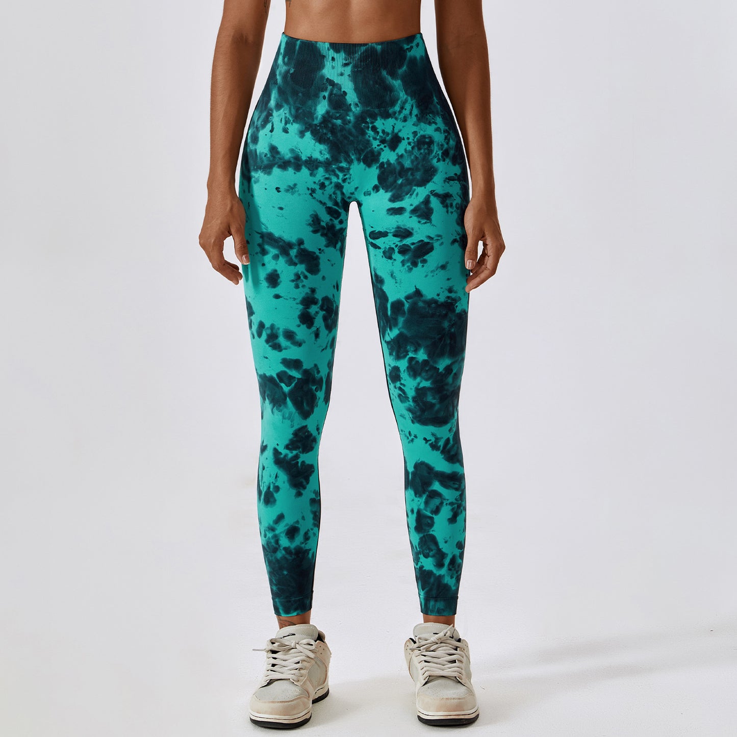 High Waist Tie Dye Yoga Pants