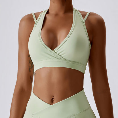 Double Strap Yoga Sports Top