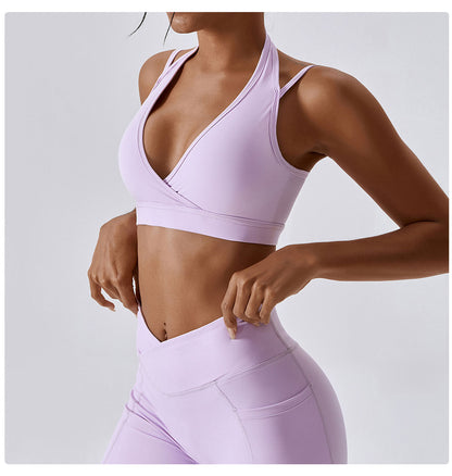 Double Strap Yoga Sports Top