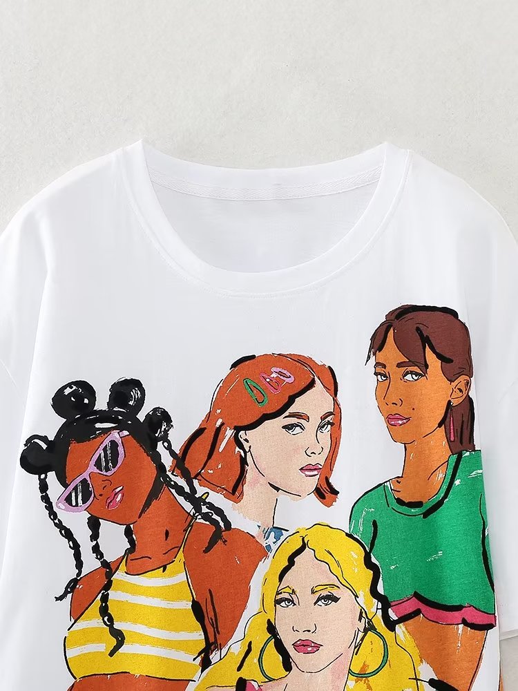 Squad Goals Printed Tee